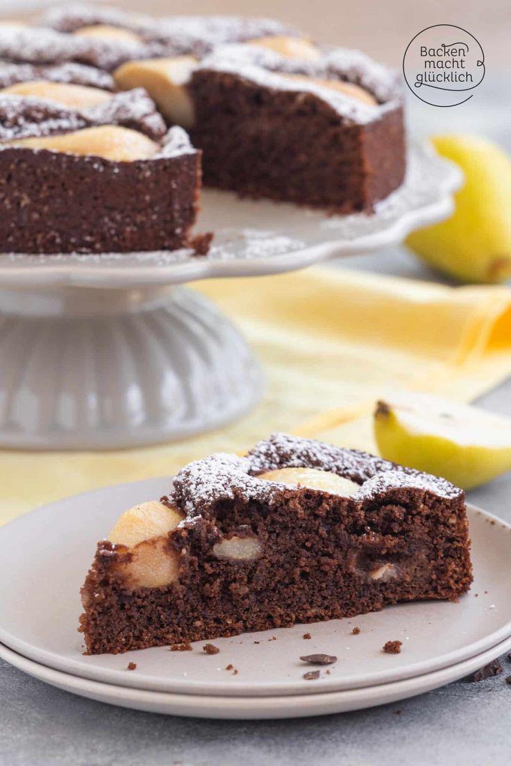 chocolate pear cake Julias Backstube