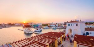 Discover Cyprus: The scenic port of Cyprus with beautiful coastal views.