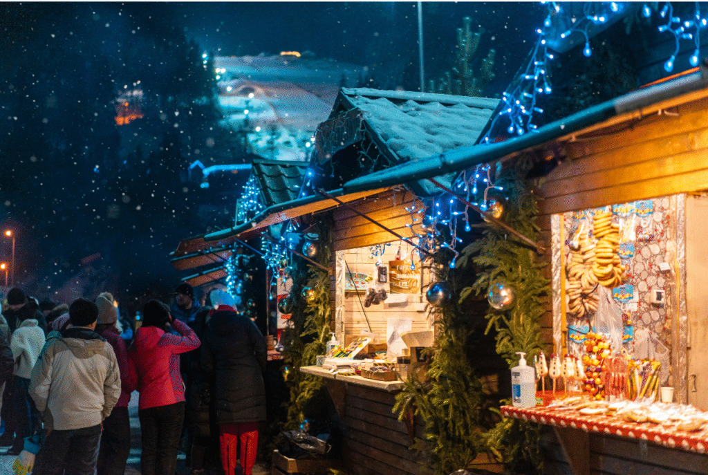 christmas villages markets